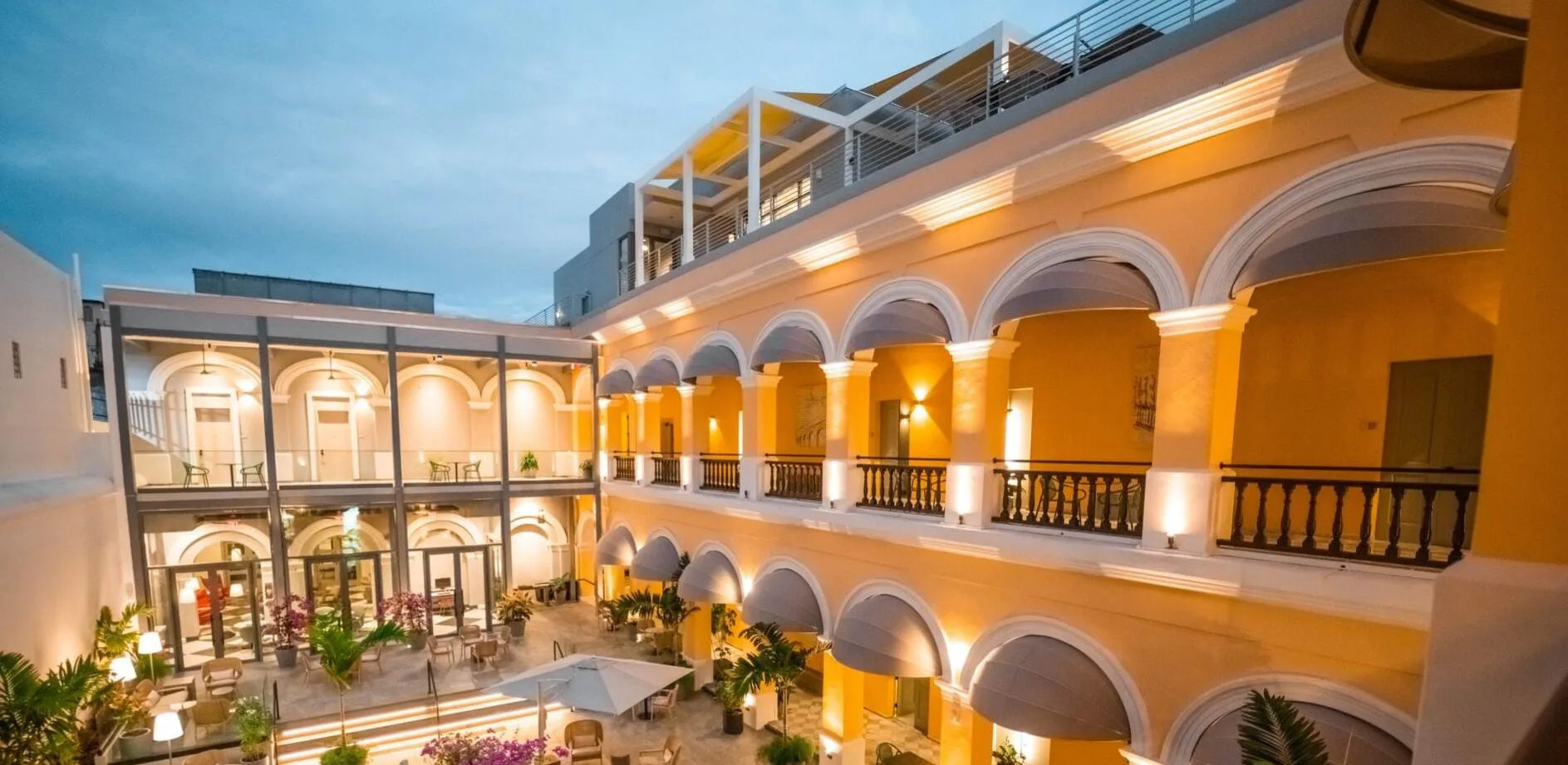Palacio Provincial San Juan Curio Collection historic boutique hotel with rooftop views and plaza setting