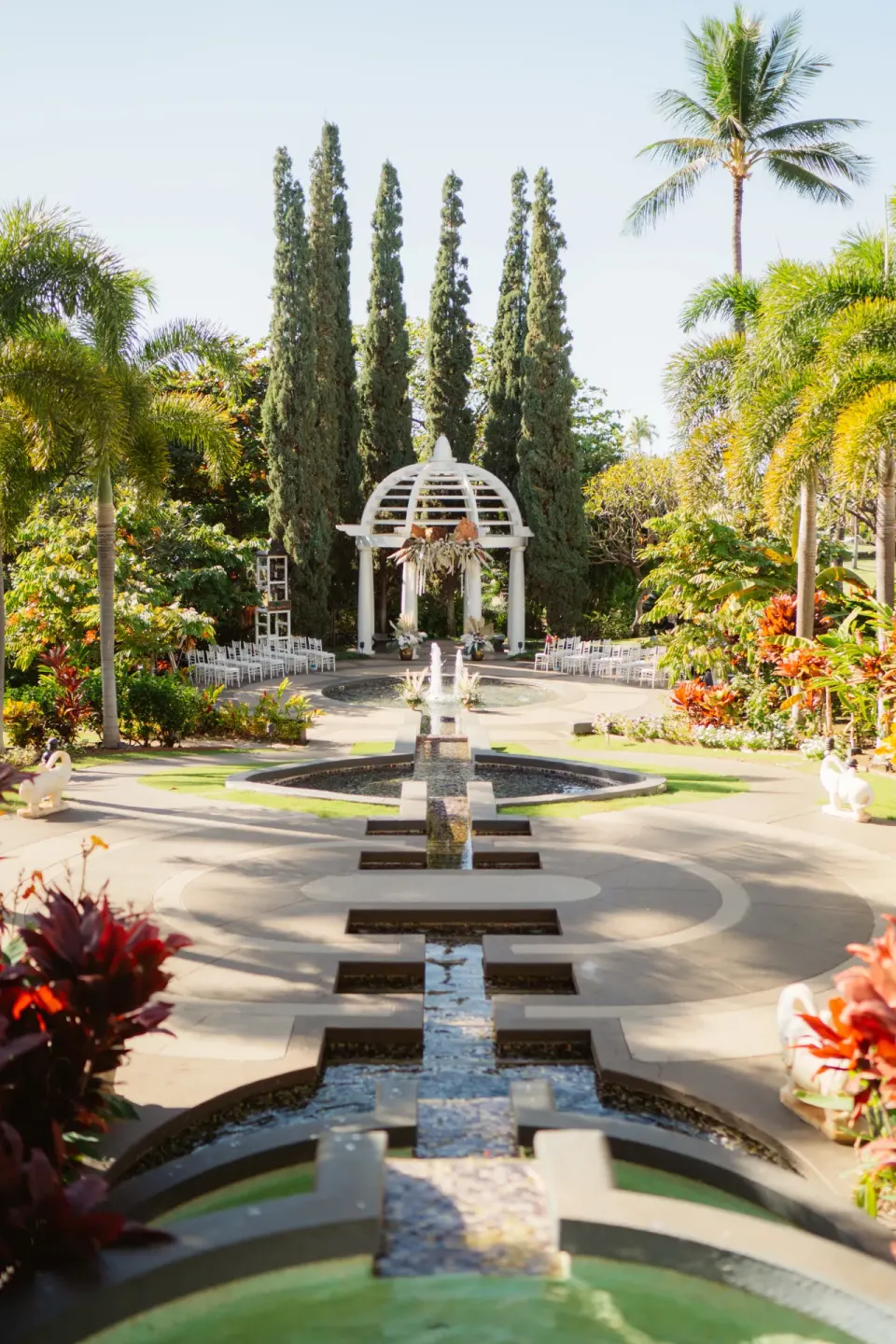 Tropical Gazebo Venue at Fairmont Kea Lani Maui