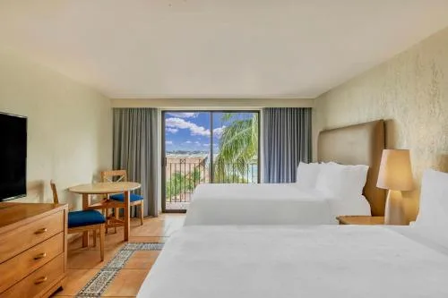 Two queen beds in a 2 Bedroom Master Suite at Fiesta Americana Cancun Villas.