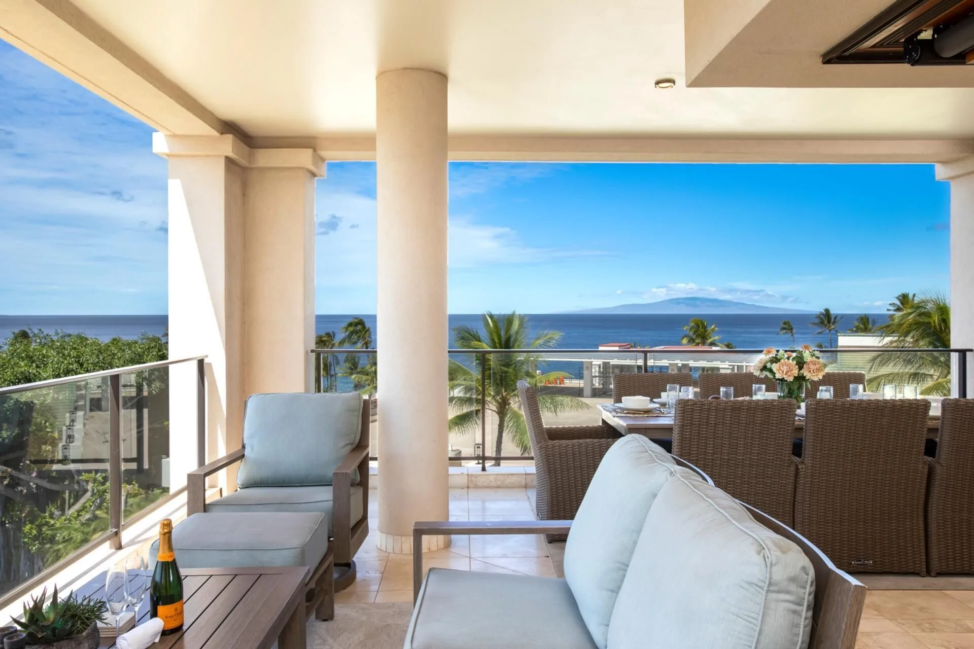 Wailea Beach Villas WBV PH 412 by KBM luxury condo rental with Wailea location and ocean views