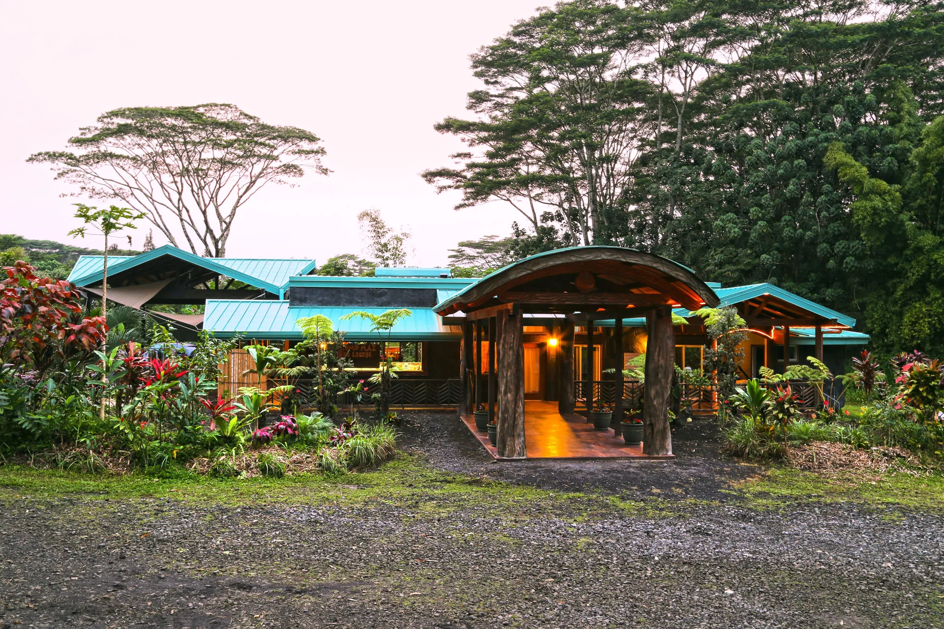 Hawaiian Sanctuary eco-retreat Big Island accommodation with wellness focus and lush Puna setting