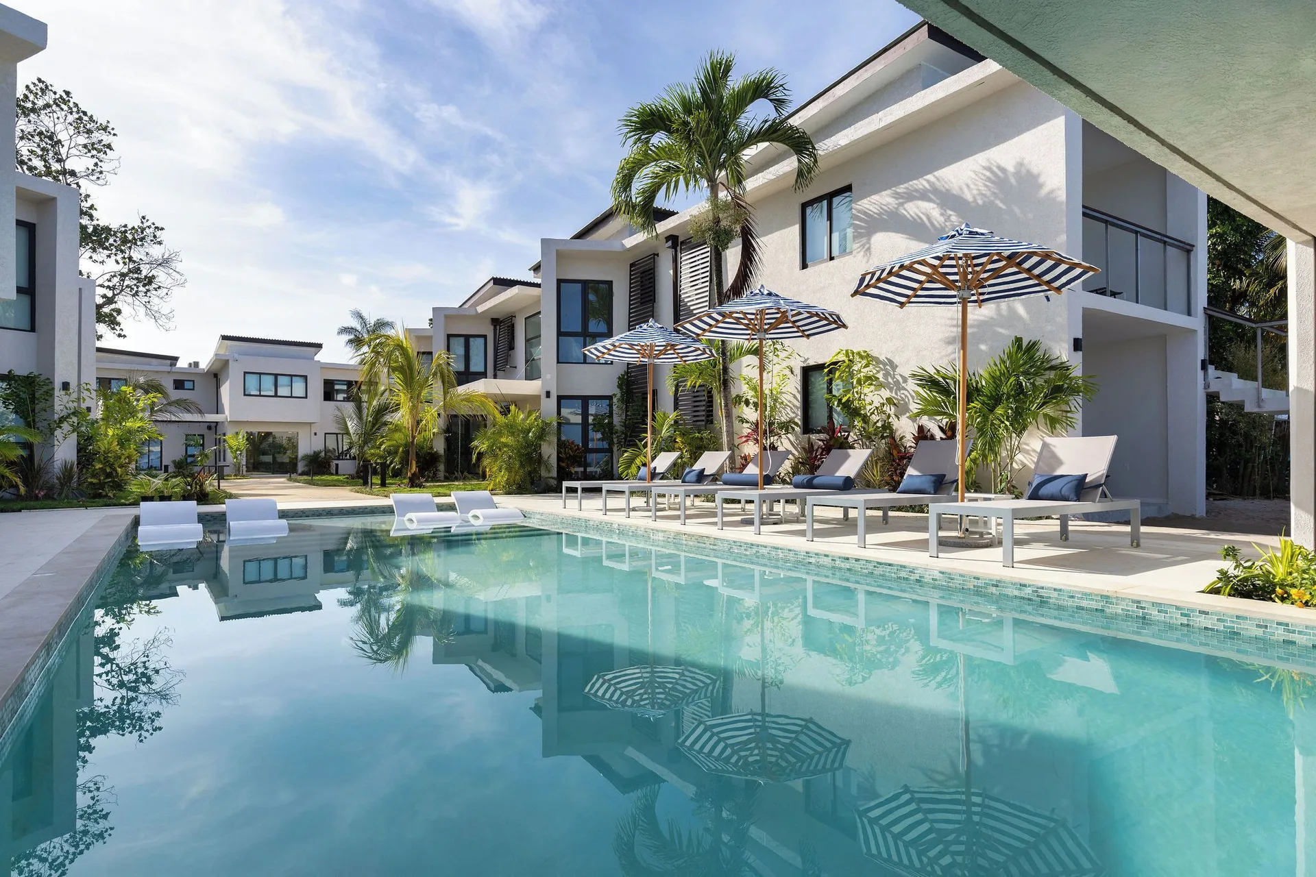 Negril Footeprints Hotel casual beachfront property on Seven Mile Beach with simple rooms and relaxed style