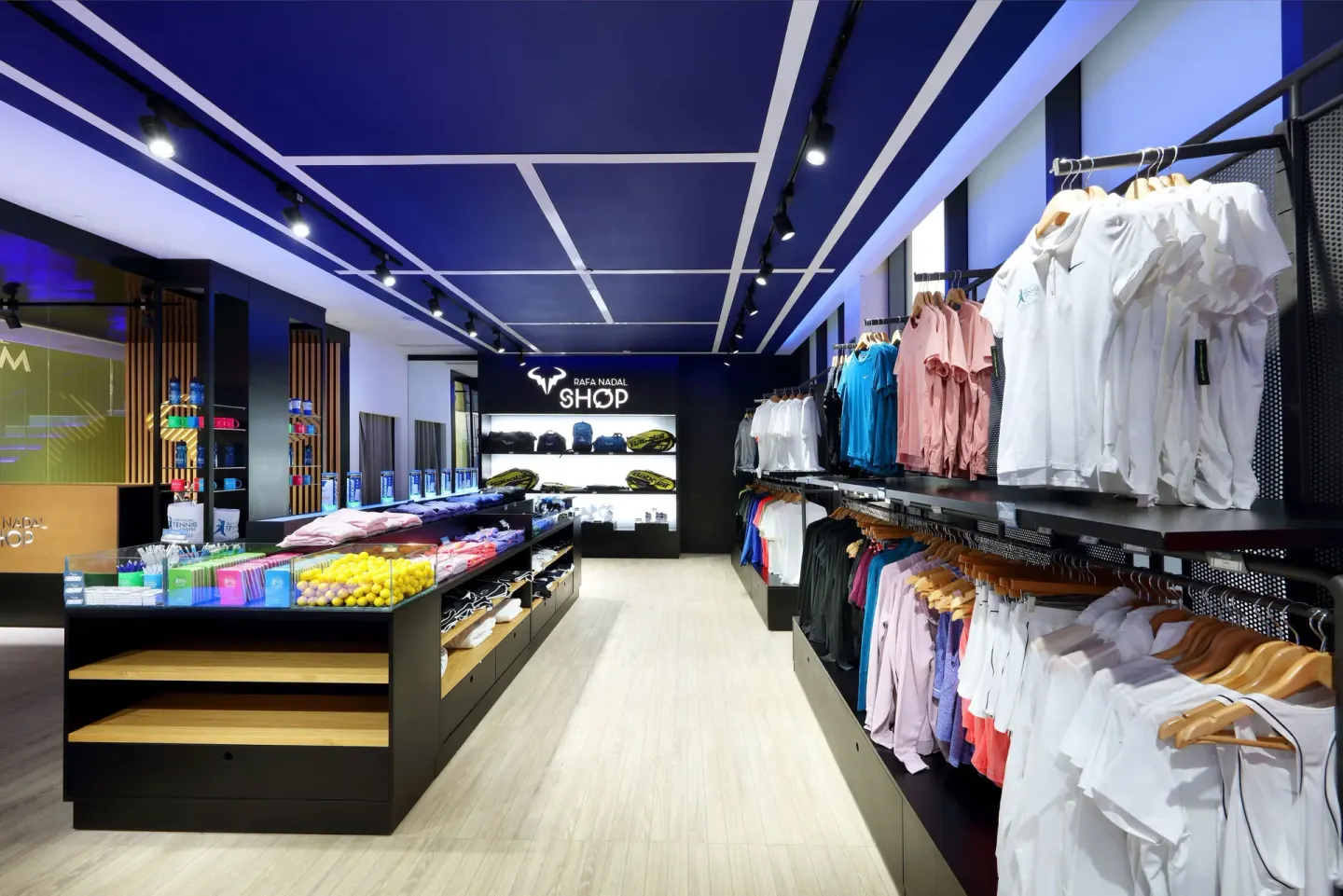 Tennis shop with apparel and gear at Grand Palladium Select Costa Mujeres.