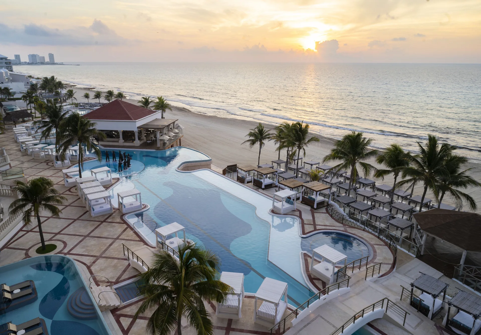 Hyatt Zilara Cancun adults-only all-inclusive resort with infinity pools, modern architecture, and oceanfront setting in Cancun Hotel Zone.