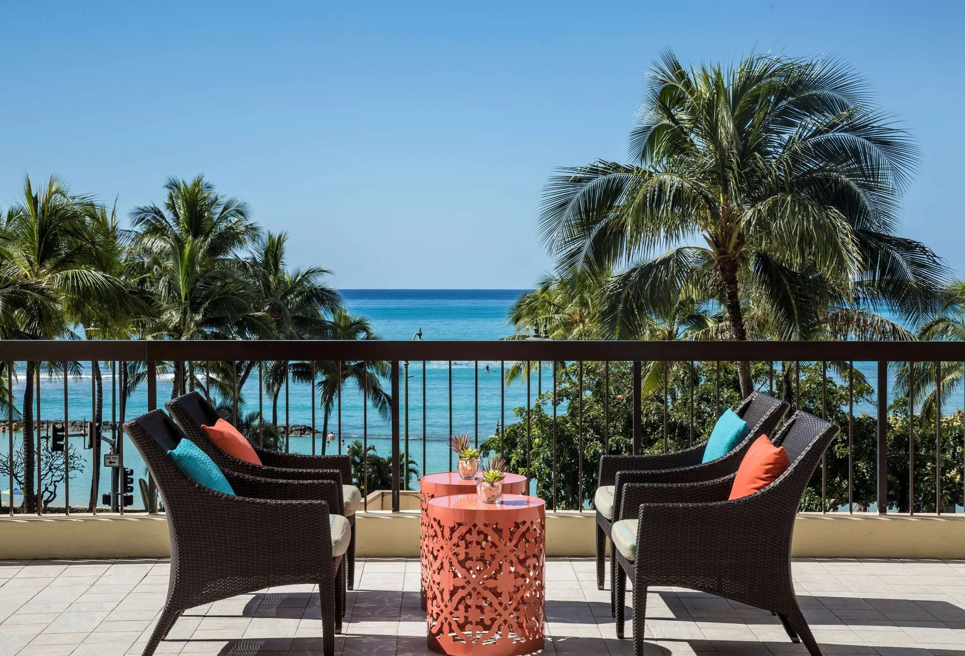 Aston Waikiki Beach Tower condominium resort with ocean-view residences and beach-adjacent location
