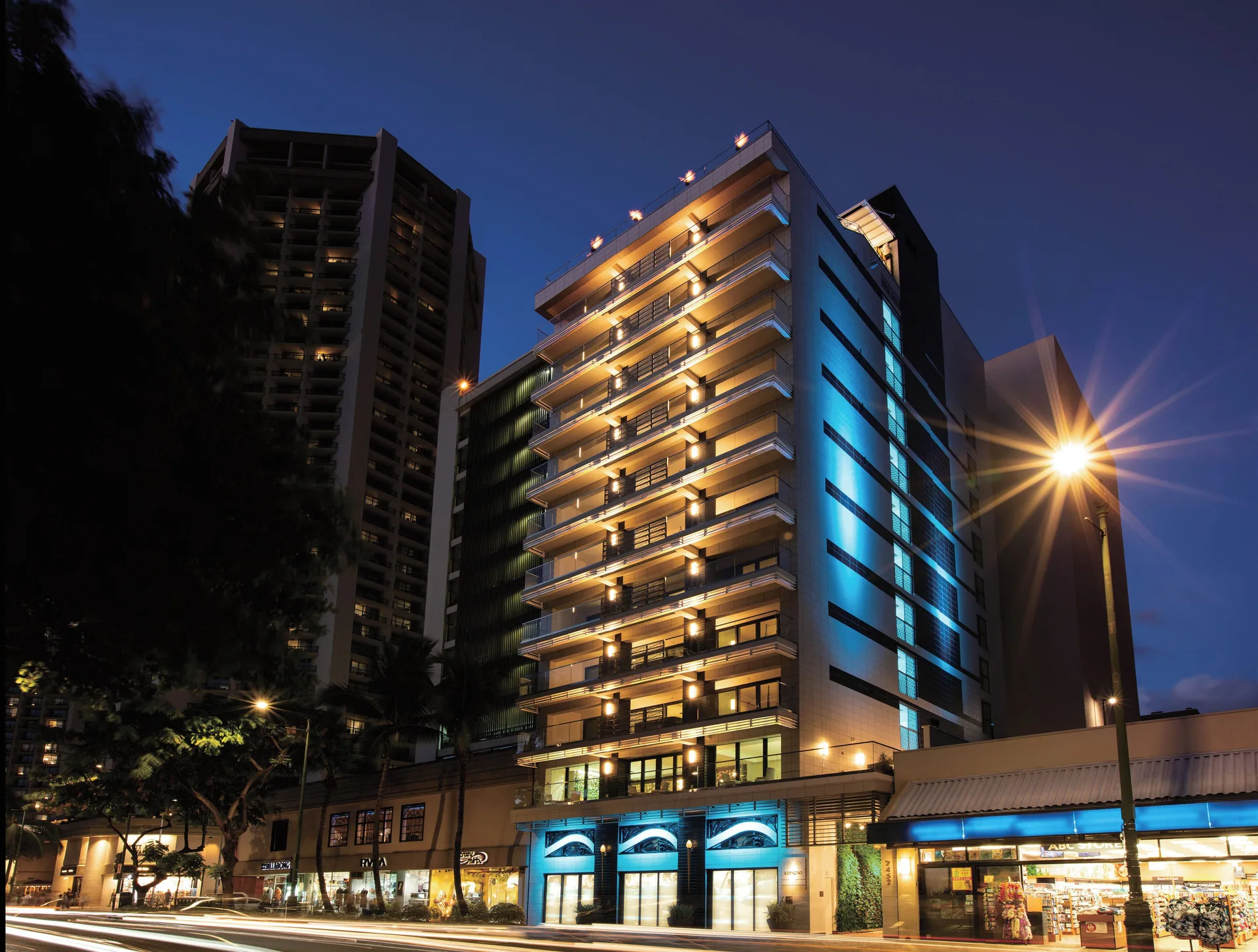 Espacio The Jewel Of Waikiki ultra-luxury boutique hotel with oceanfront suites and private elevators