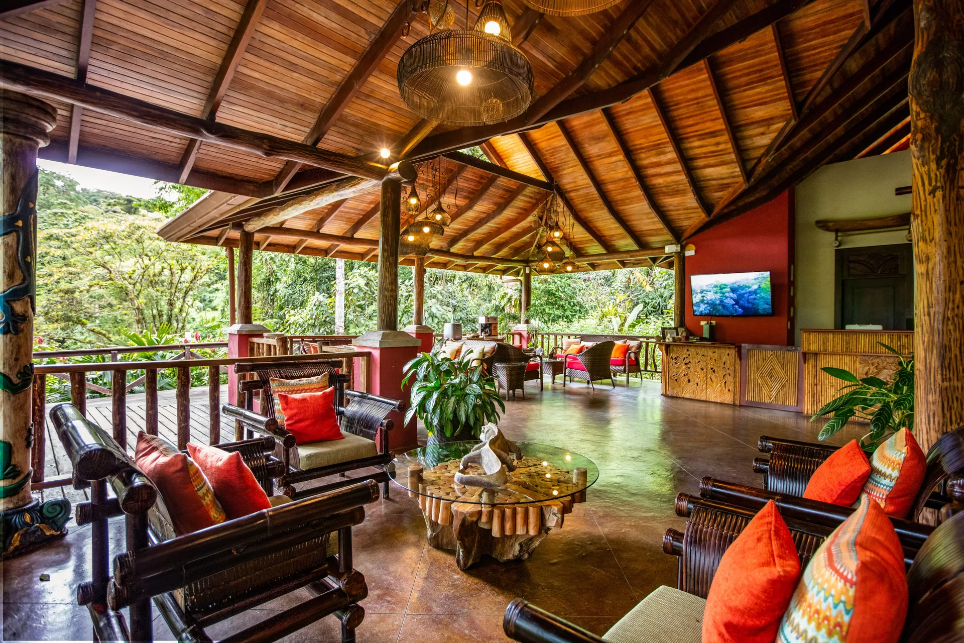 Lost Iguana Resort and Spa rainforest hotel with Arenal Volcano views and tropical gardens