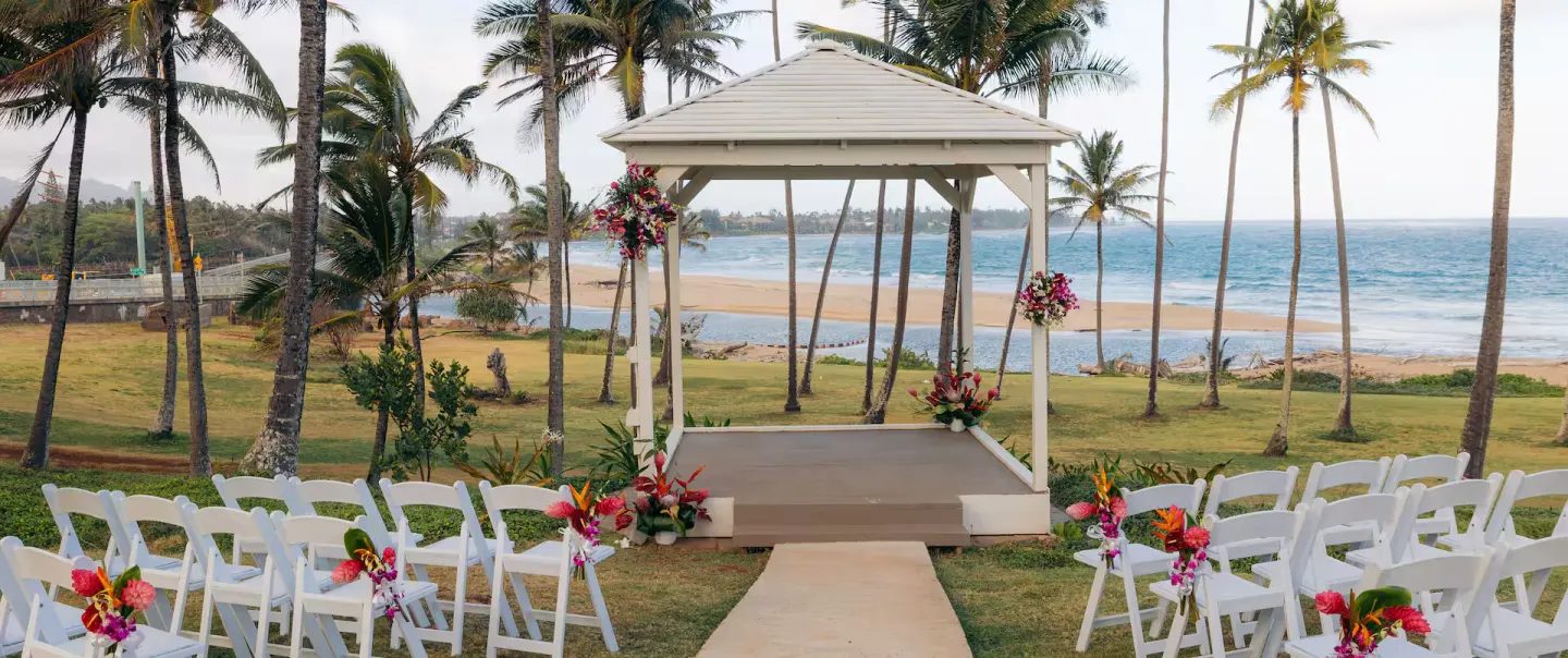 Gazebo Venue at Hilton Garden Inn Kauai Wailua Bay