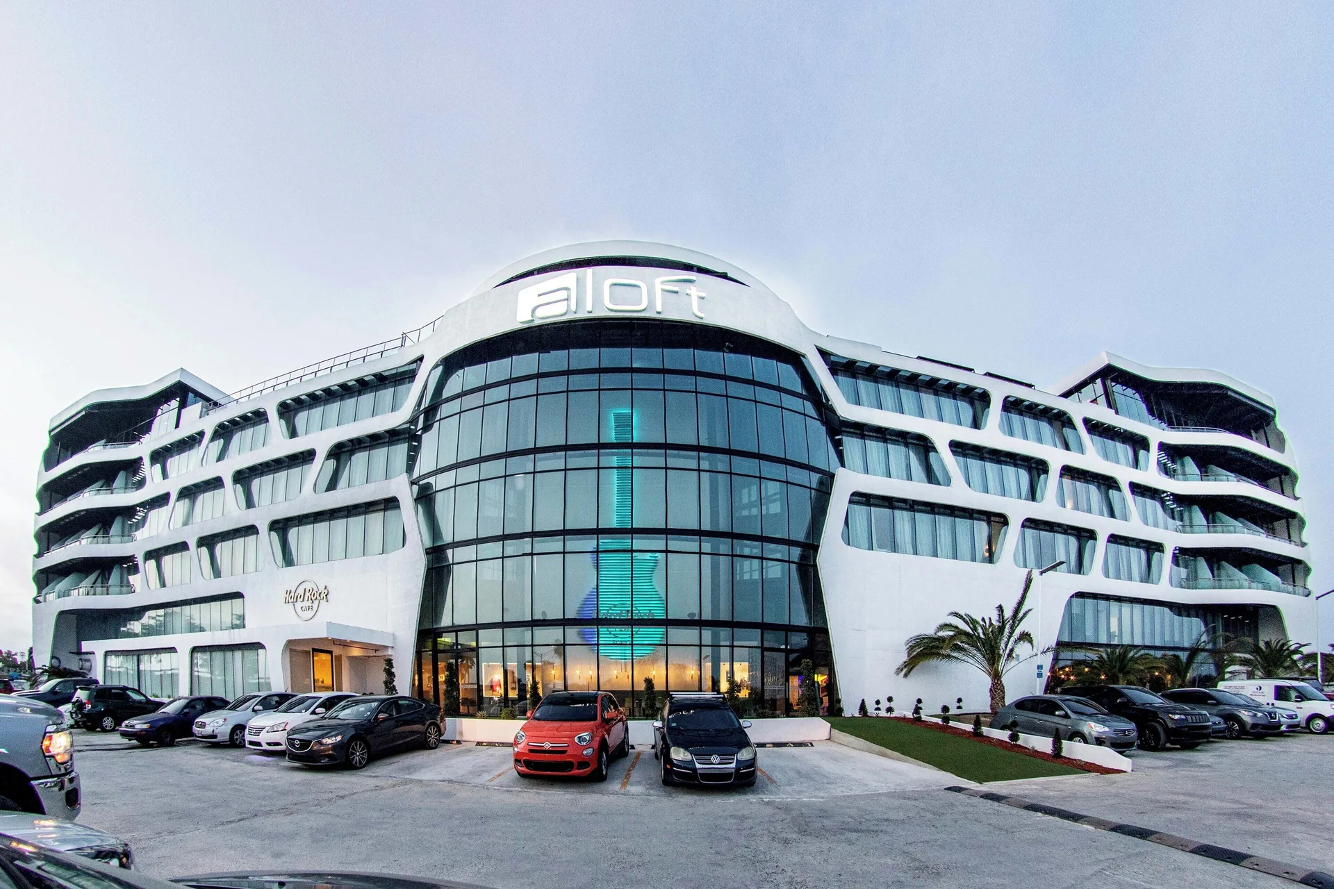 Aloft Ponce Hotel & Casino modern lifestyle hotel with colorful design and gaming