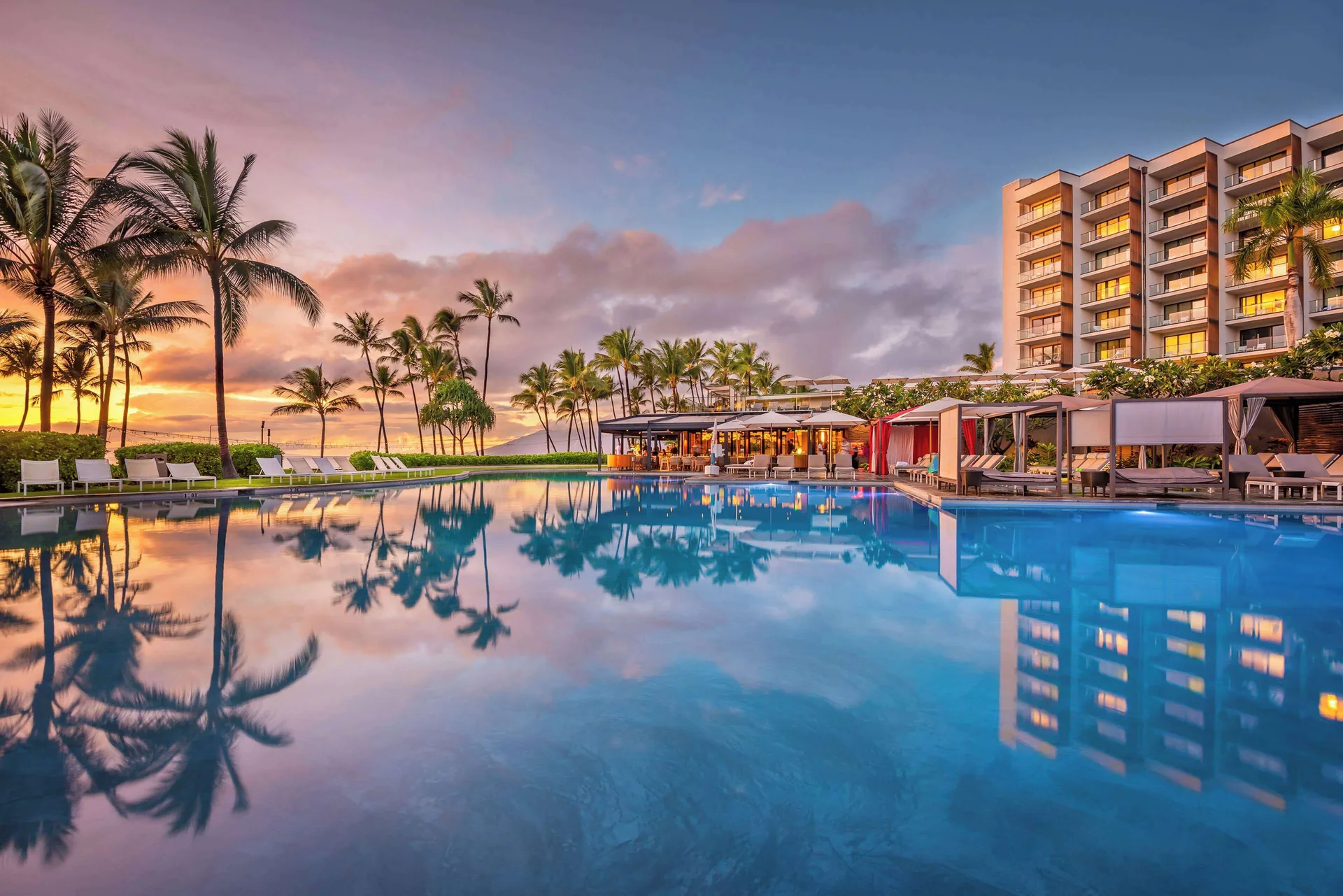 Andaz Maui at Wailea Resort beachfront luxury resort with modern design and cascading infinity pools