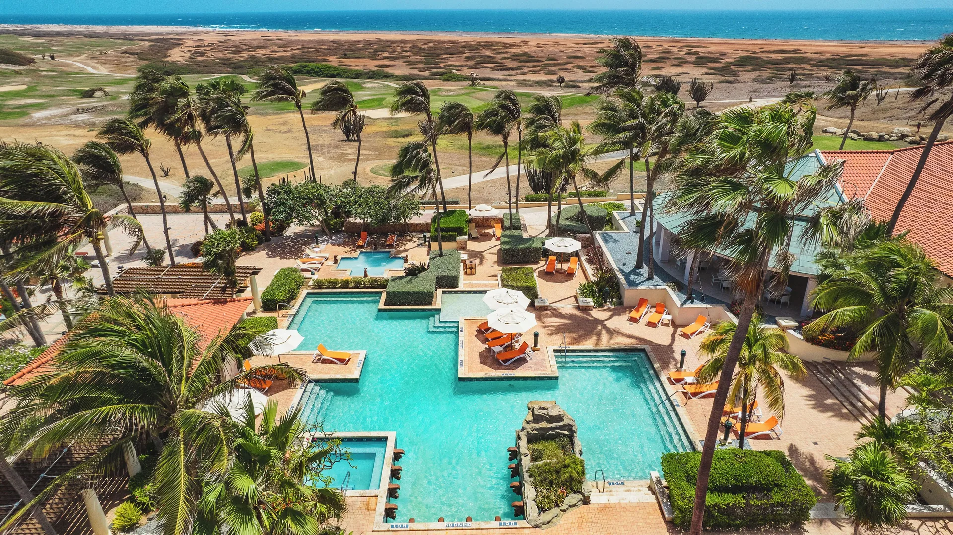 Tierra del Sol Resort by Bocobay Aruba villa resort with golf course setting and spacious residences