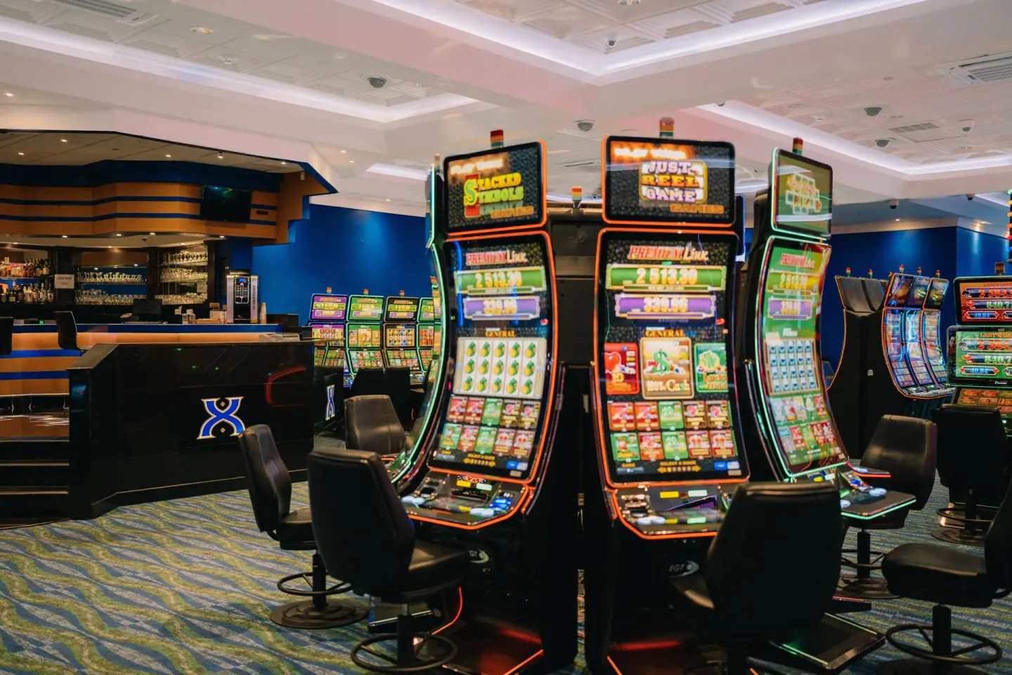 Casino slot machines at Holiday Inn Resort Aruba - Beach Resort & Casino.