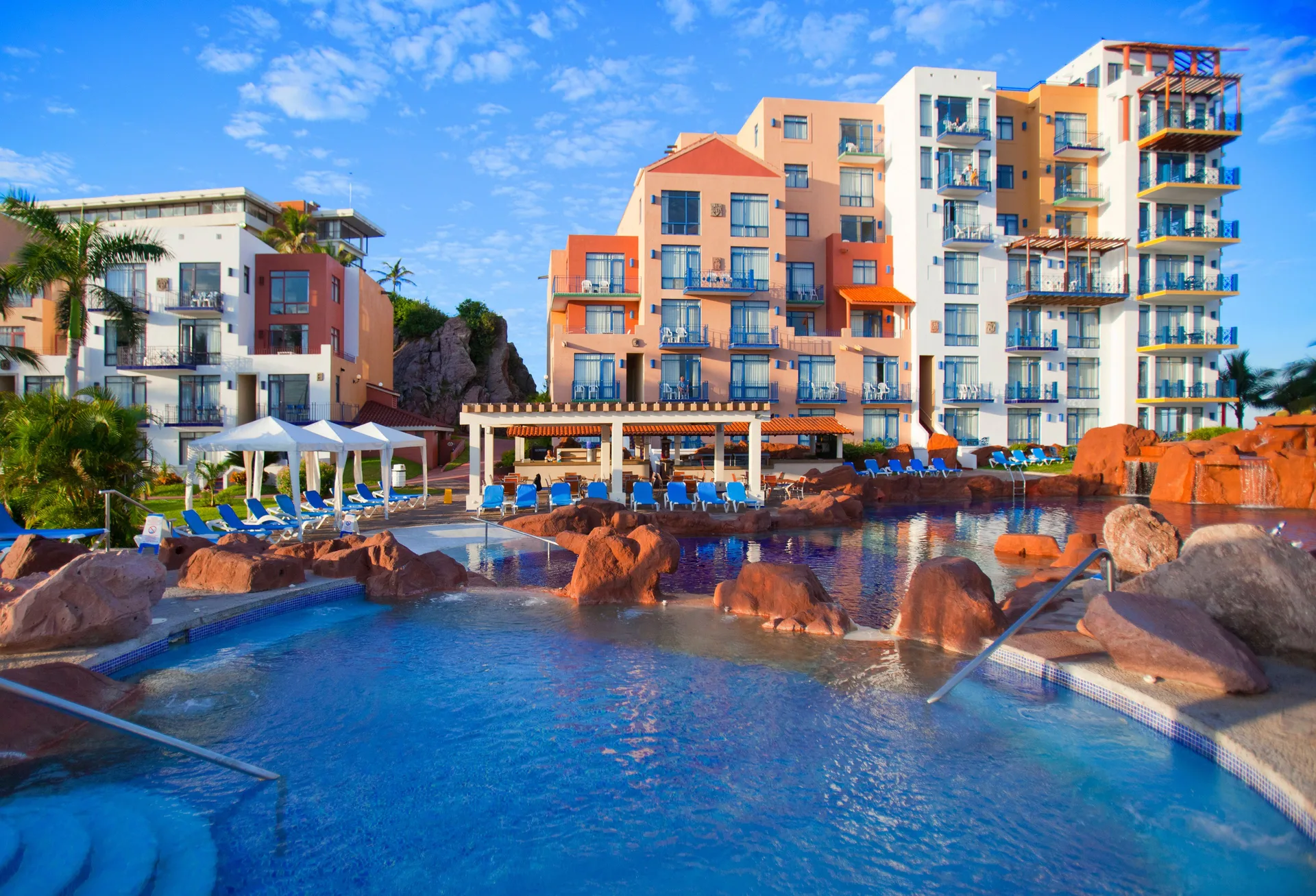 El Cid Marina Beach Hotel Mazatlan marina resort with nautical setting and resort pools