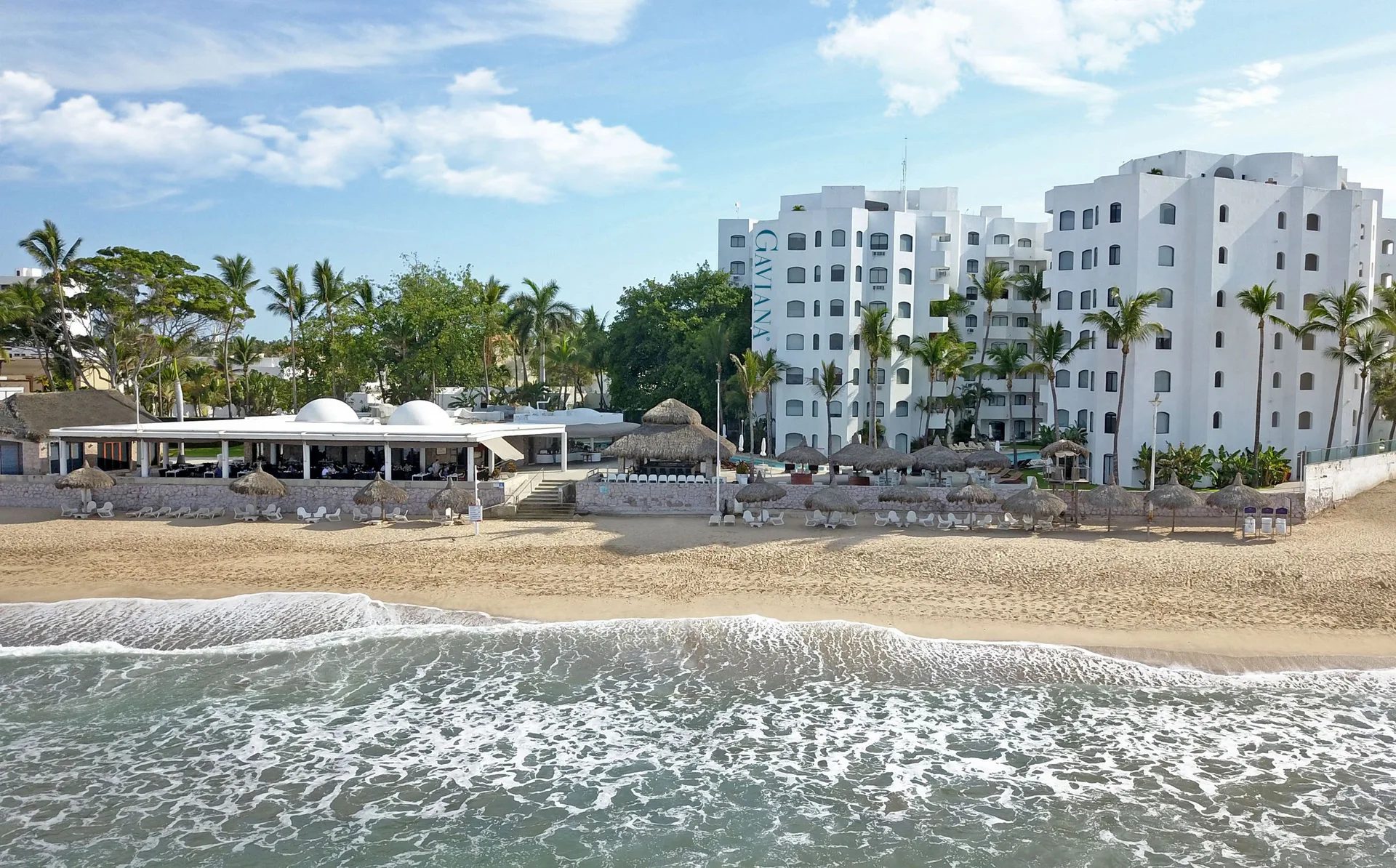 Gaviana Resort Mazatlan beachfront hotel with Golden Zone location and lively vacation atmosphere