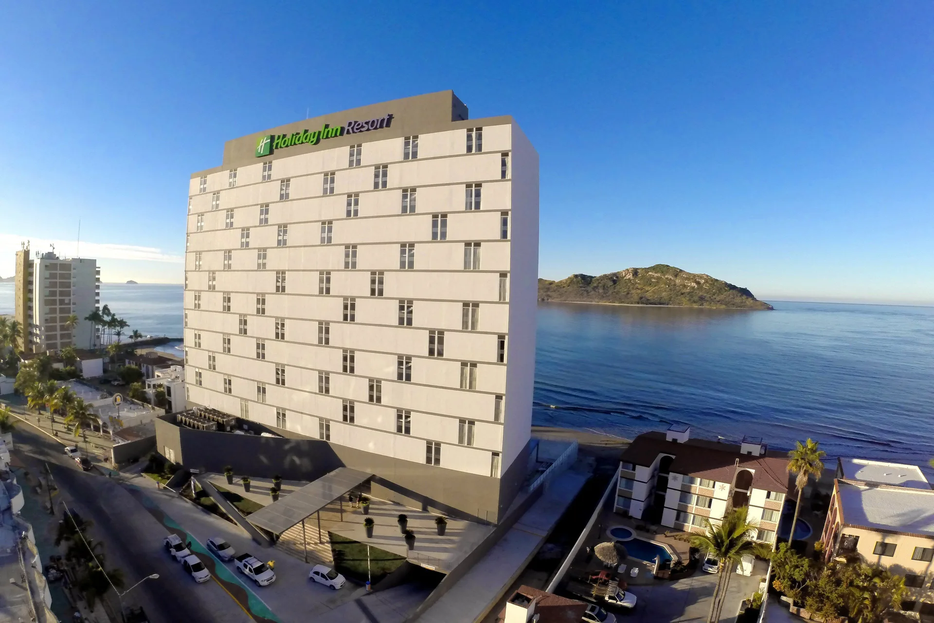 Holiday Inn Resort Mazatlan modern beachfront hotel with ocean views and Golden Zone location