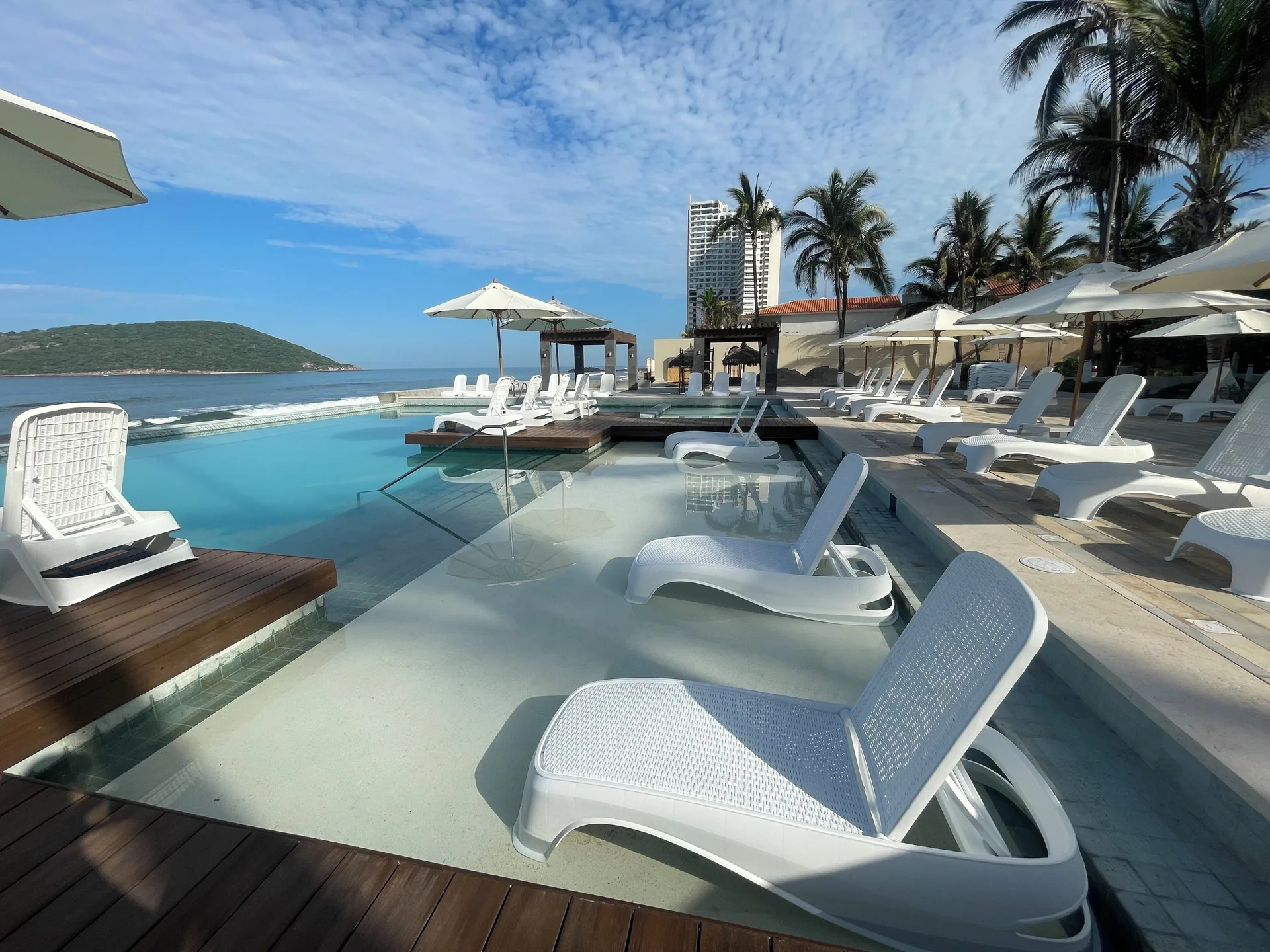 The Palms Resort of Mazatlan beachfront hotel with relaxed pools and oceanfront setting