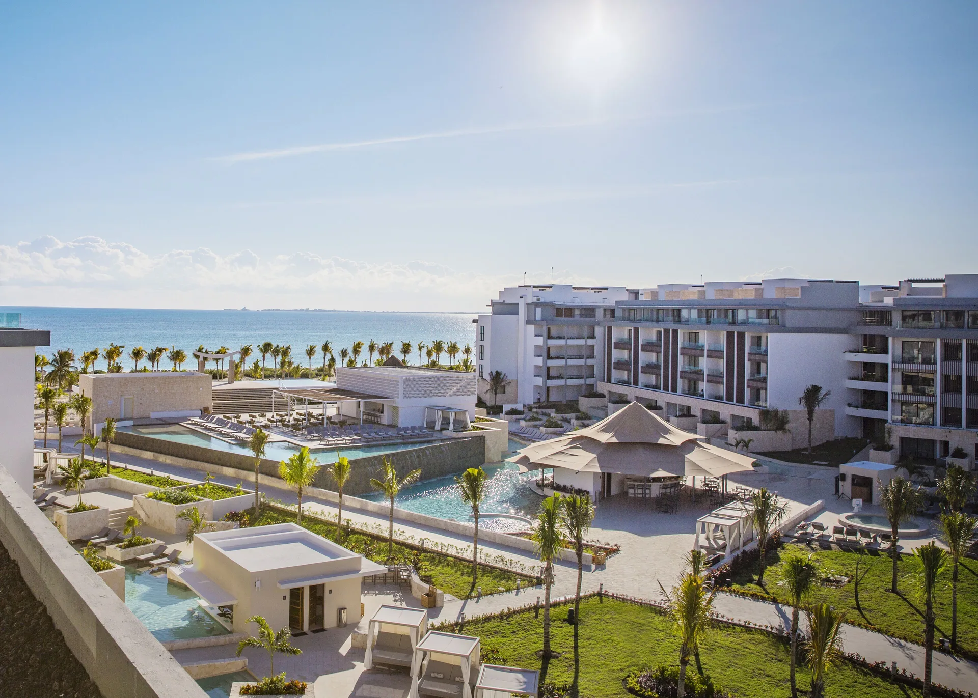 Majestic Elegance Costa Mujeres all-inclusive beachfront resort with modern suites and large pools