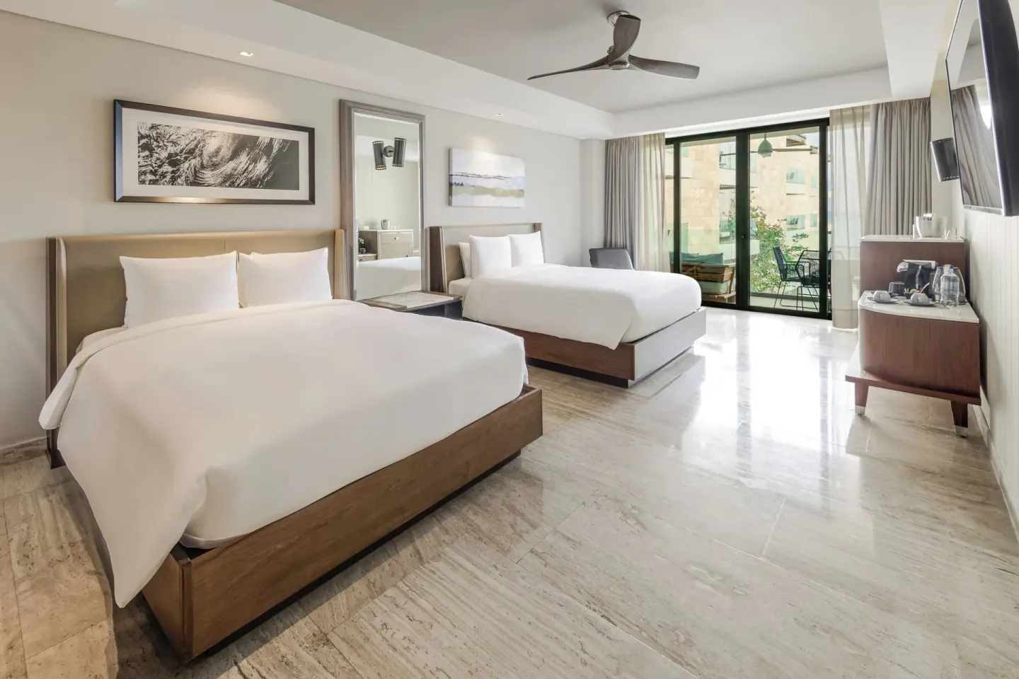 Beach House 1 Suite room with two beds at Hyatt Centric Playa del Carmen - Downtown House & Beach House.