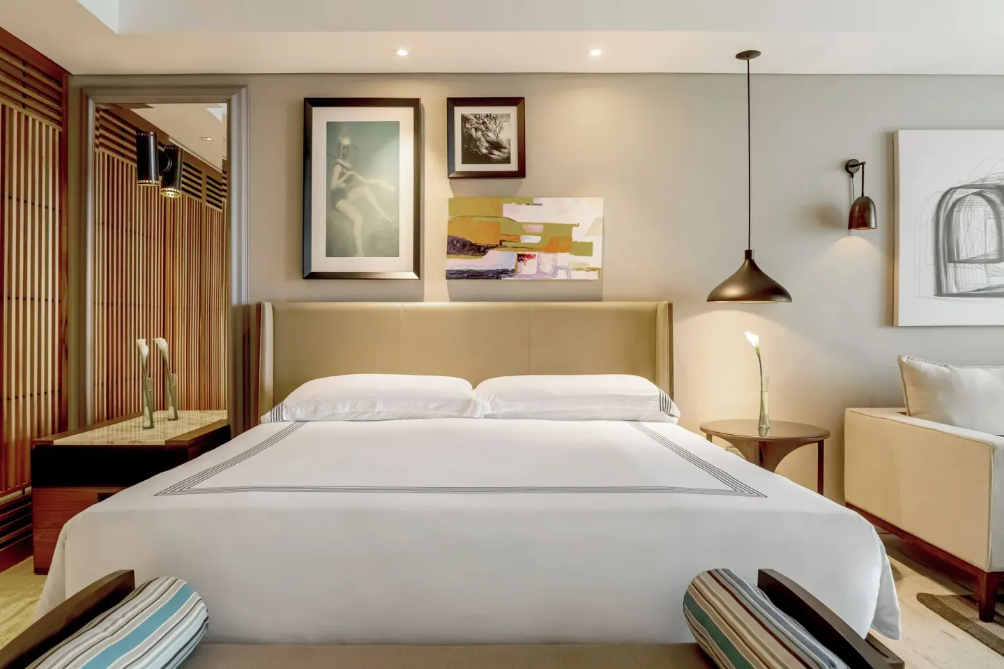 Downtown House Suite Urban bedroom with king bed at Hyatt Centric Playa del Carmen - Downtown House & Beach House
