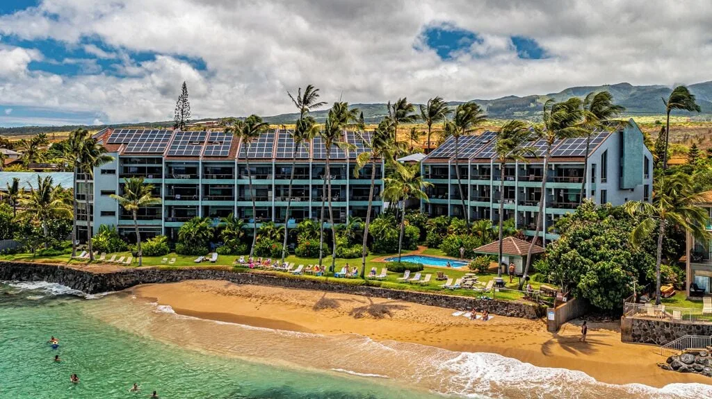 Hale Mahina B304 Maui beachfront condo rental with intimate setting and ocean views