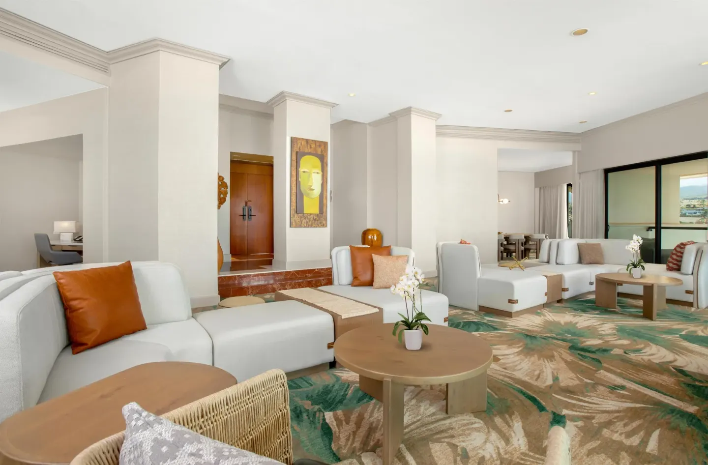 Large ocean view suite living area at Hyatt Regency Maui Resort & Spa.
