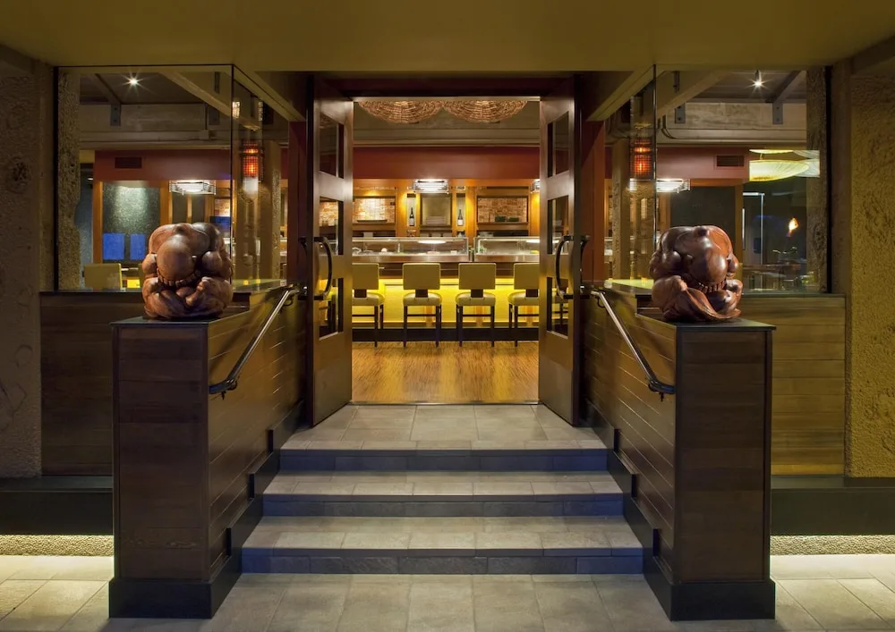Sushi bar entrance with warm lighting at Hyatt Regency Maui Resort & Spa.