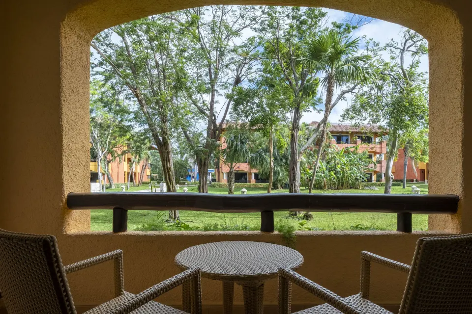 Premium Room near Beach balcony with garden view at Iberostar Selection Paraíso Lindo.