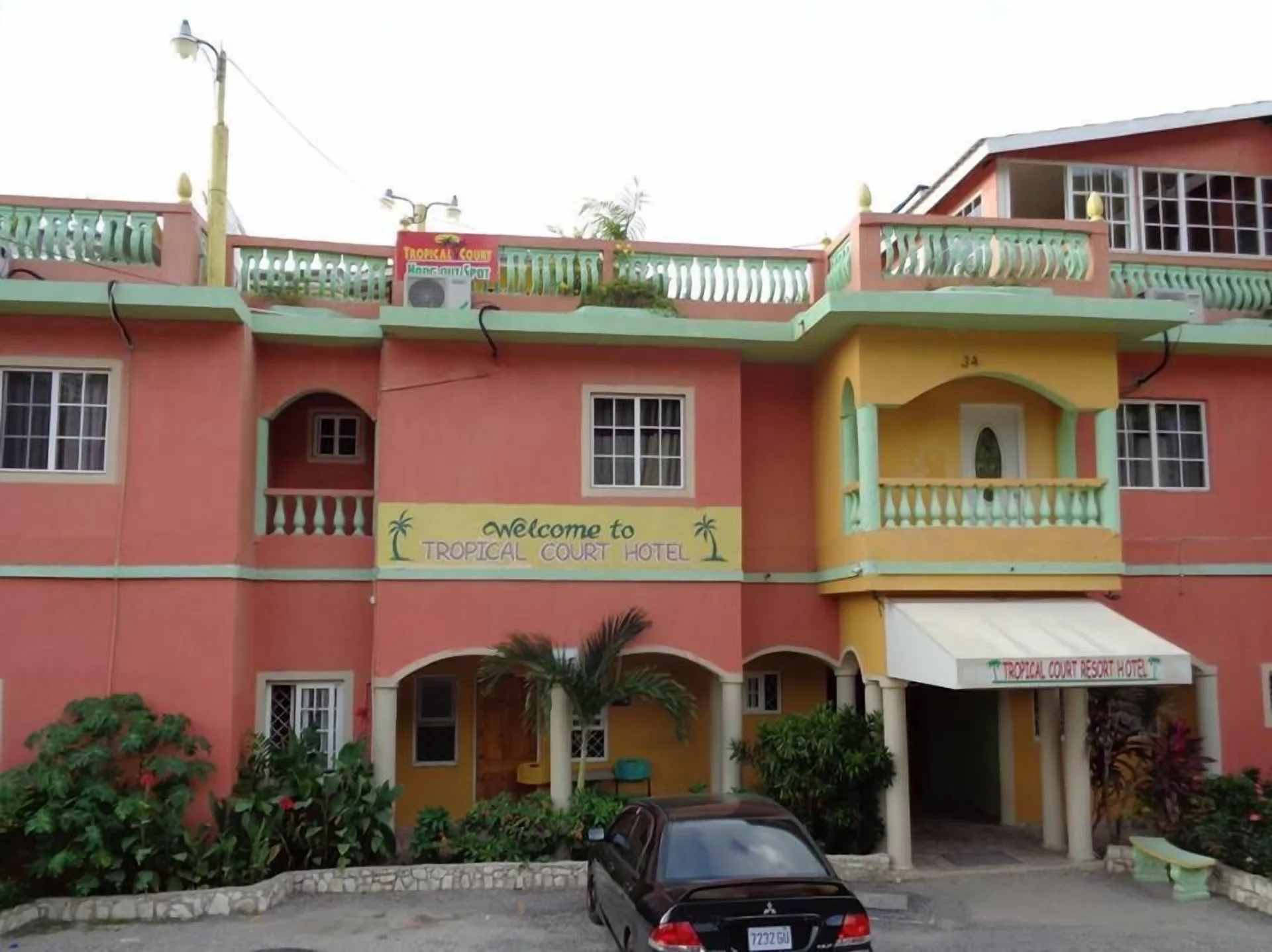 Tropical Court Hotel Montego Bay budget hotel with airport access and simple accommodations