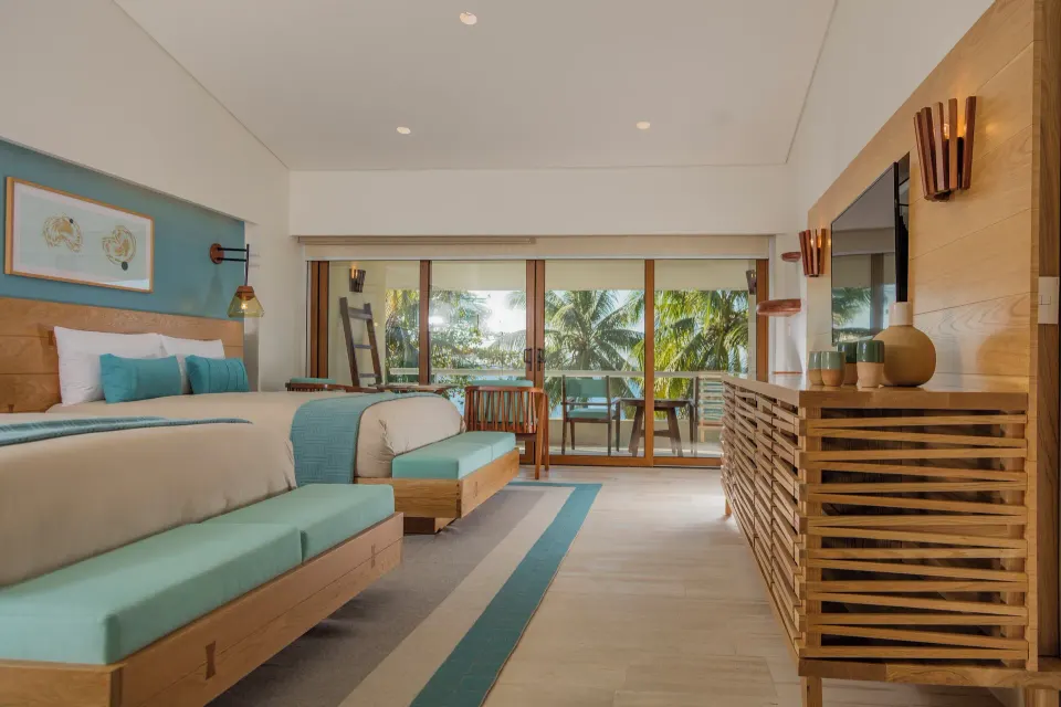 Premium Ocean View room with two beds and balcony at InterContinental Presidente Cozumel Resort Spa