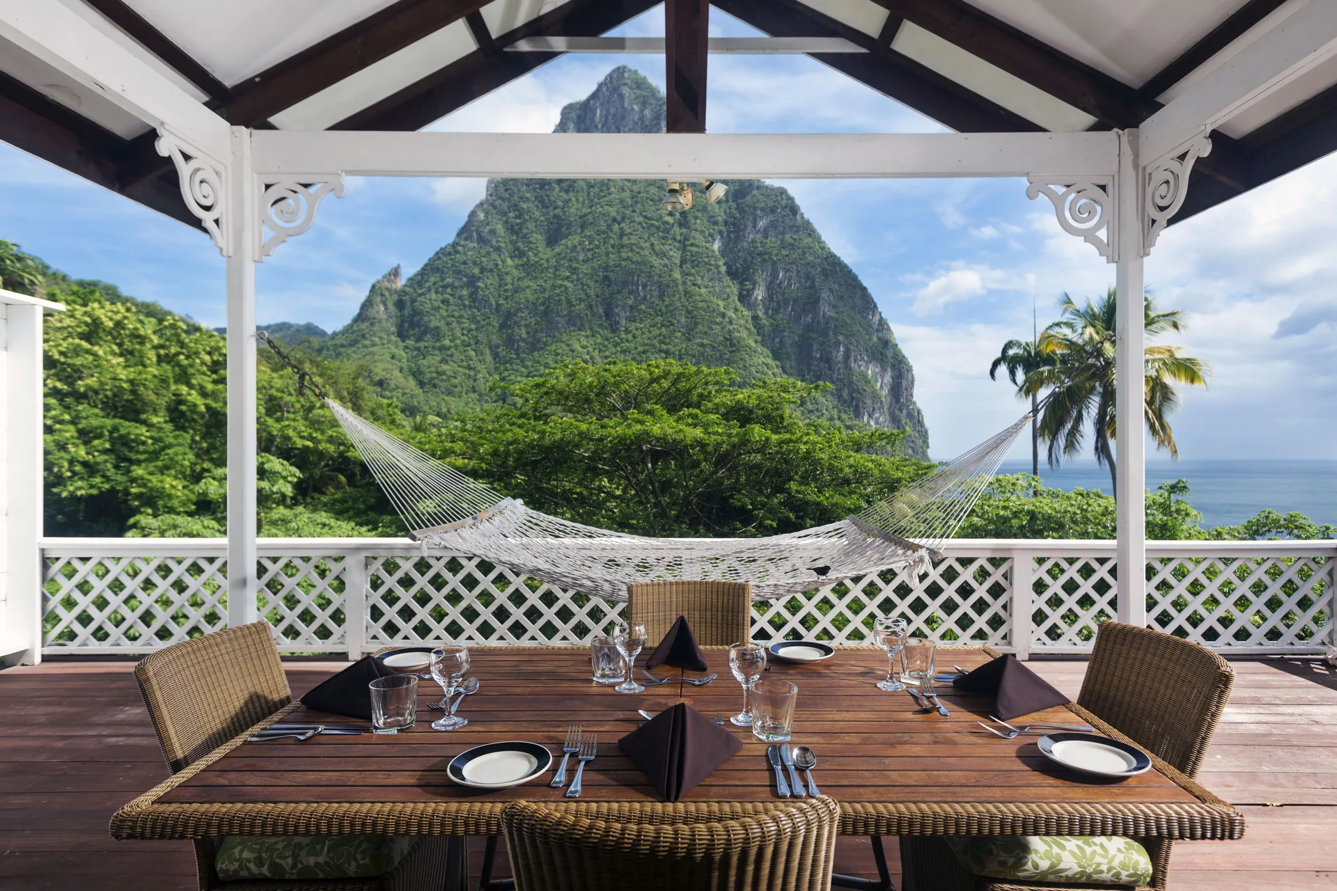 Stonefield Villa Resort St Lucia adults-only villa resort with private pools and Piton views
