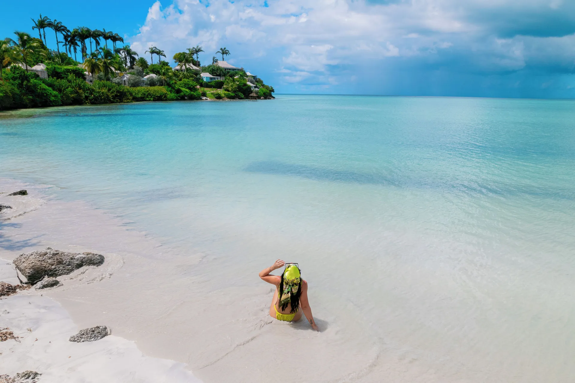 Cocobay Resort adults-only boutique resort in Antigua with colorful hillside cottages and Caribbean Sea views.