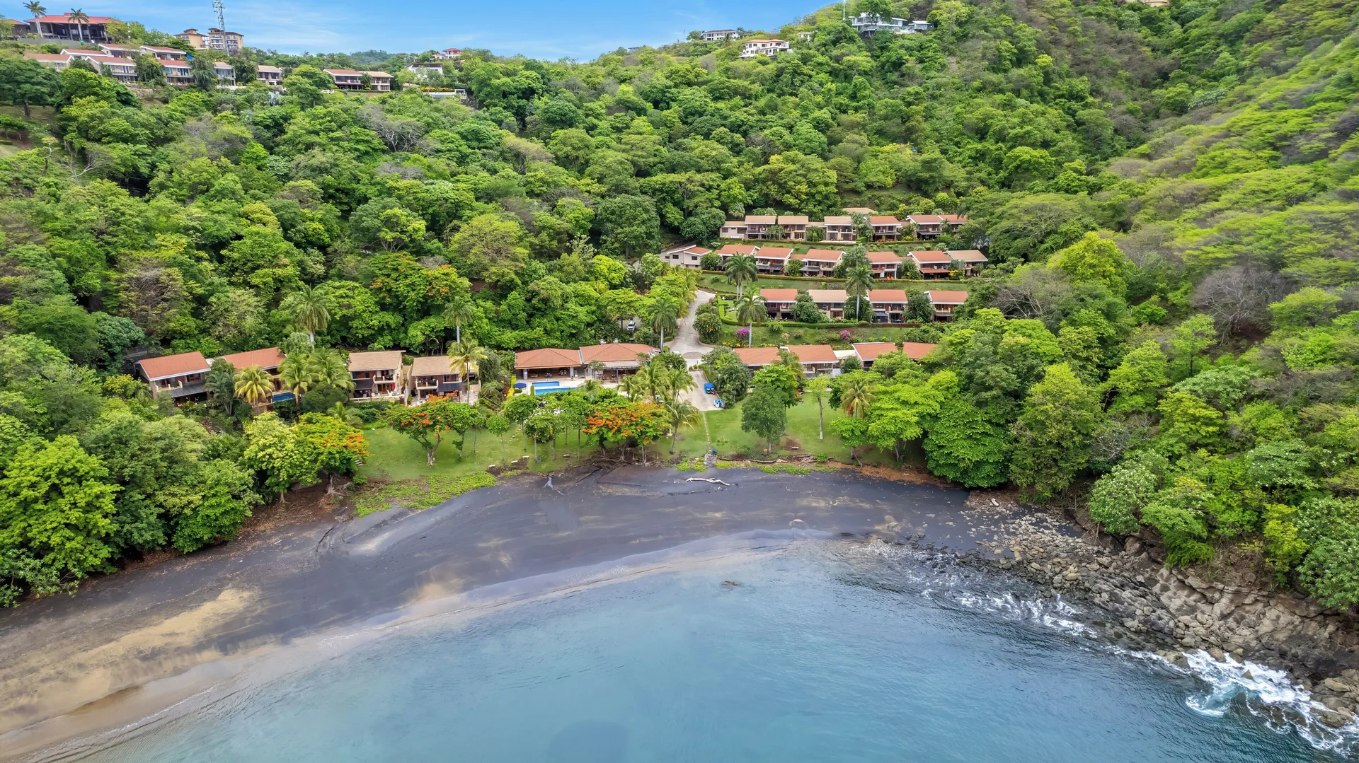 Bahia Pez Vela Resort beachfront villa community with ocean views and relaxed Guanacaste setting