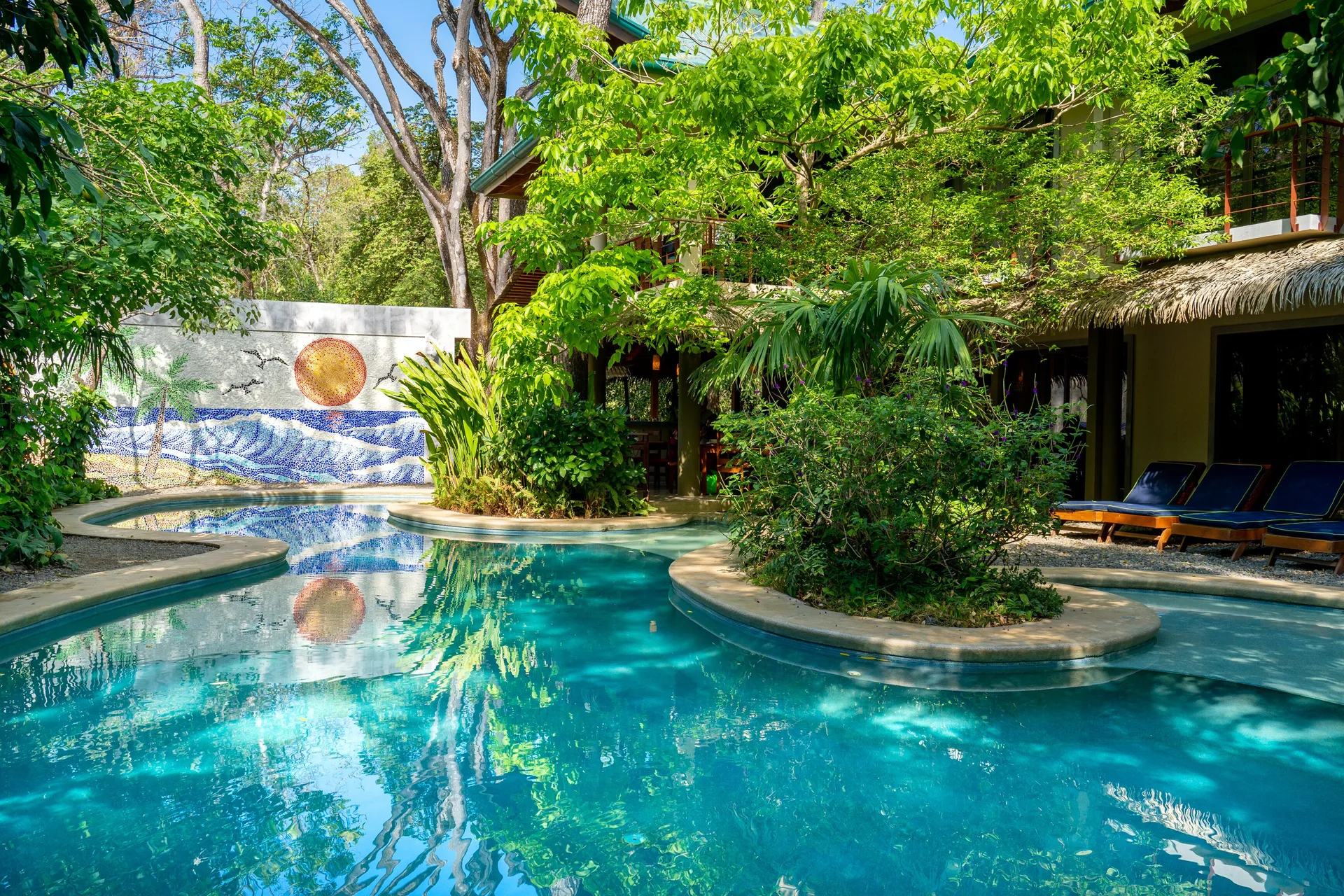 Olas Verdes Hotel Nosara eco-friendly surf hotel with tropical gardens and relaxed beach access