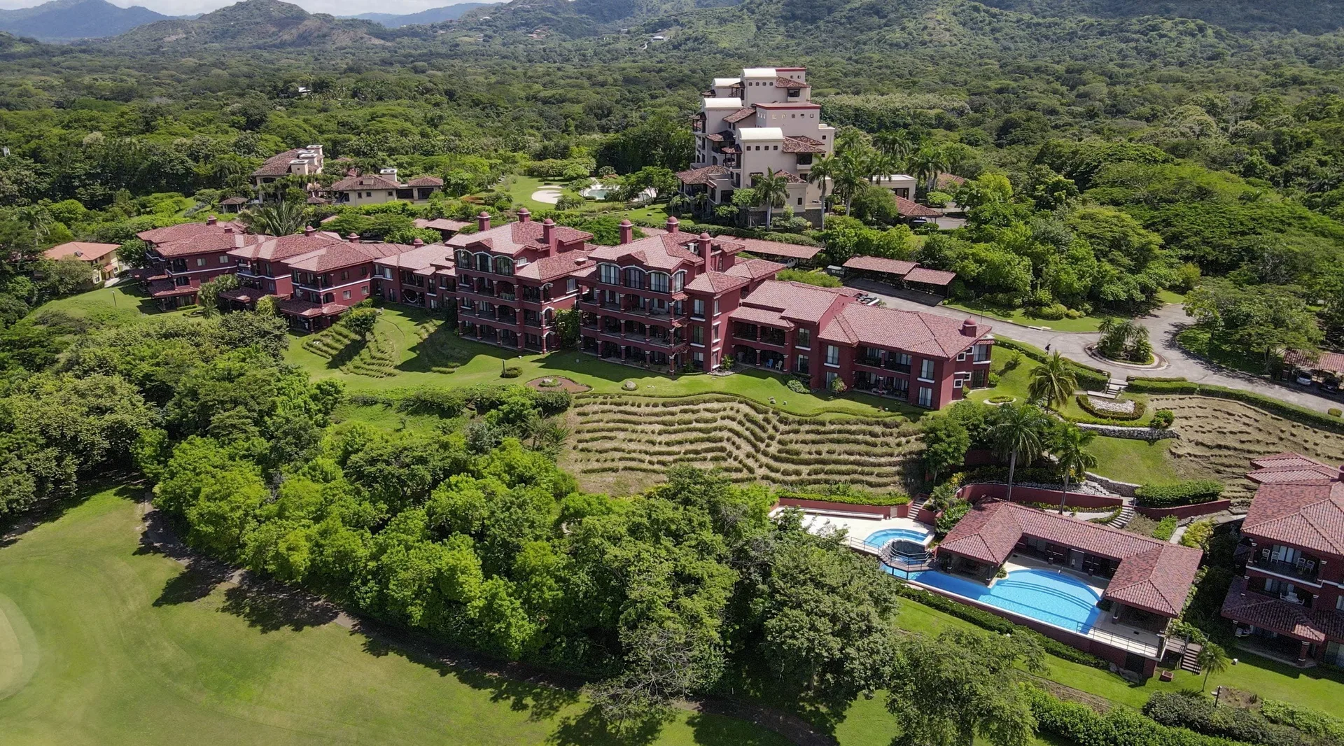 Reserva Conchal Resort Bougainvillea Complex vacation residences with resort access and tropical landscaping