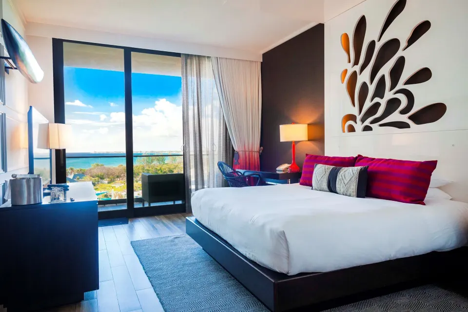 Premium Ocean View King room with balcony and sea view at Kimpton Seafire Resort + Spa
