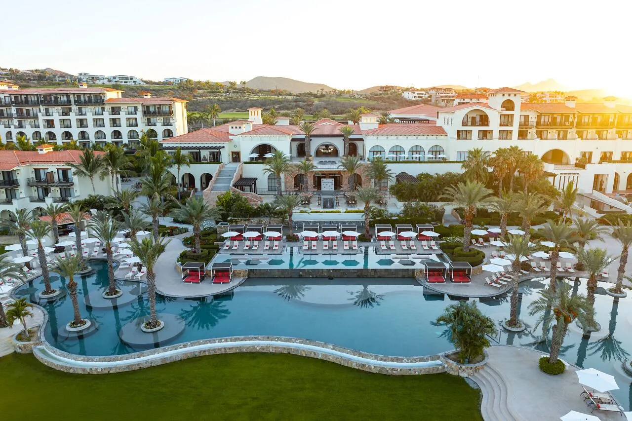 Secrets Puerto Los Cabos adults-only all-inclusive resort with golf access and oceanfront pools