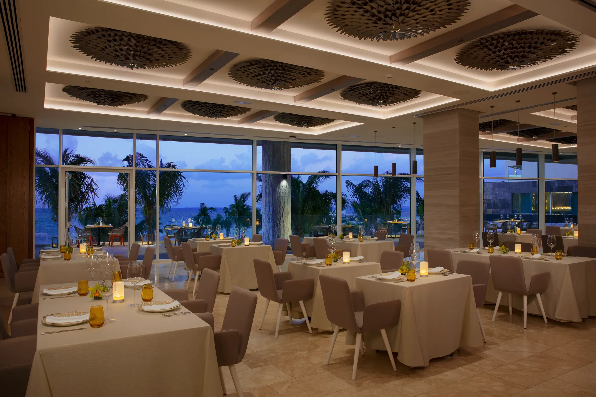 Kibbeh Middle Eastern restaurant interior at Breathless Cancun Soul