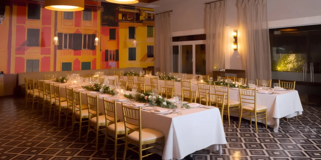 Portofino Terrace outdoor wedding reception venue at Dreams Dominicus La Romana