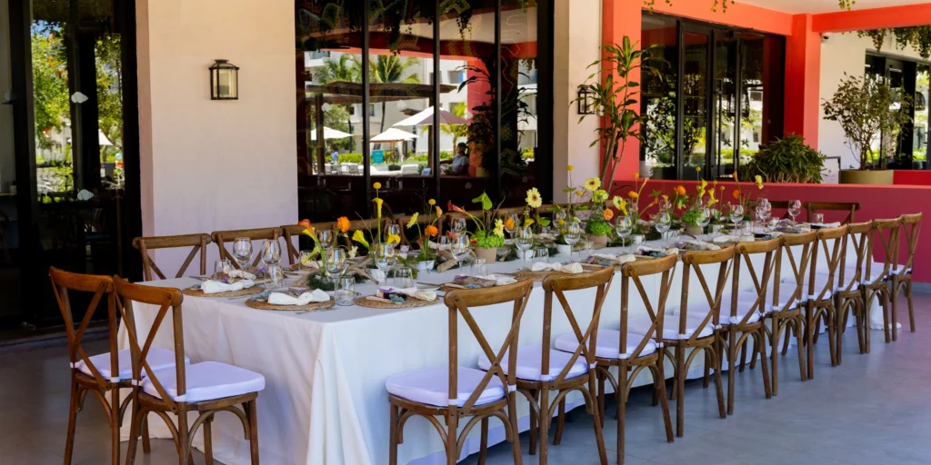 Himitsu Garden Terrace outdoor wedding venue at Dreams Macao Beach Punta Cana