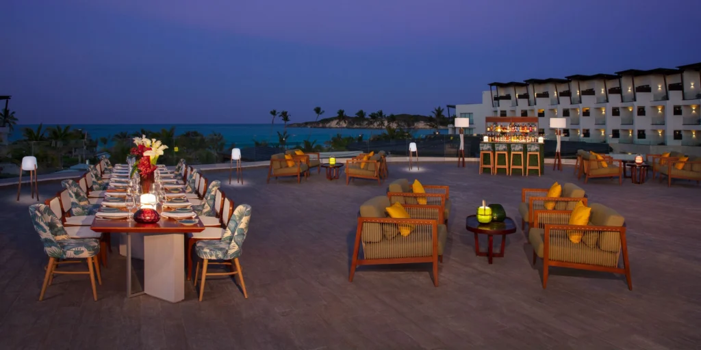 Oceana Pool Terrace venue for poolside weddings at Dreams Macao Beach Punta Cana