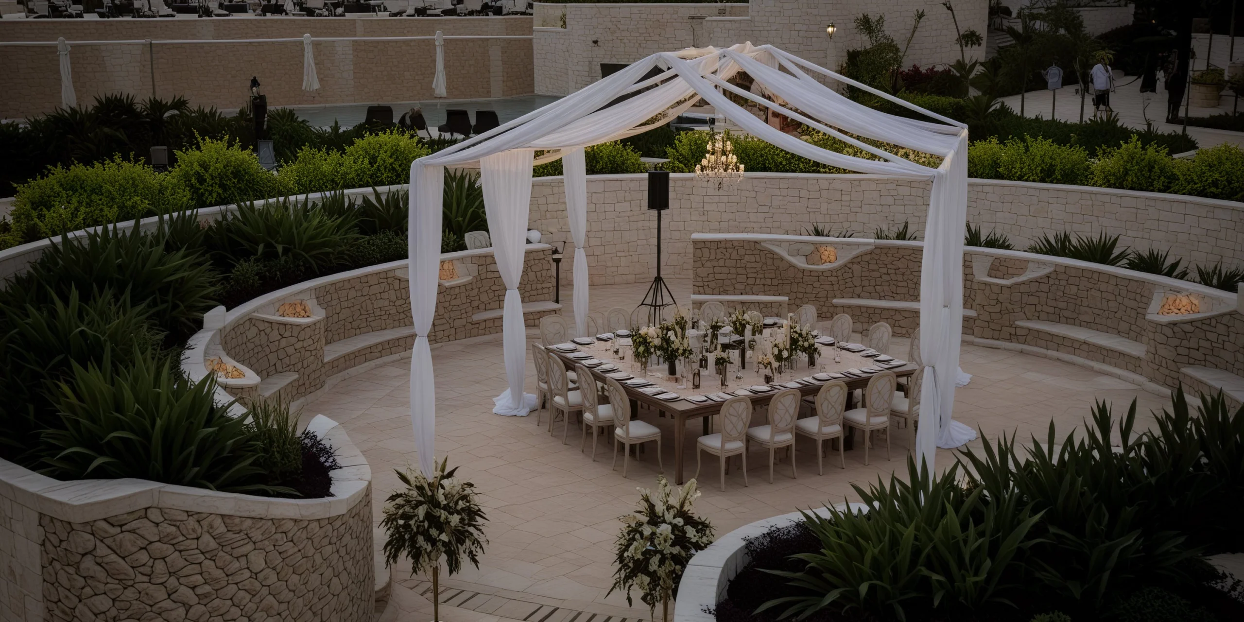 Cove Terrace intimate wedding venue at Dreams Playa Mujeres
