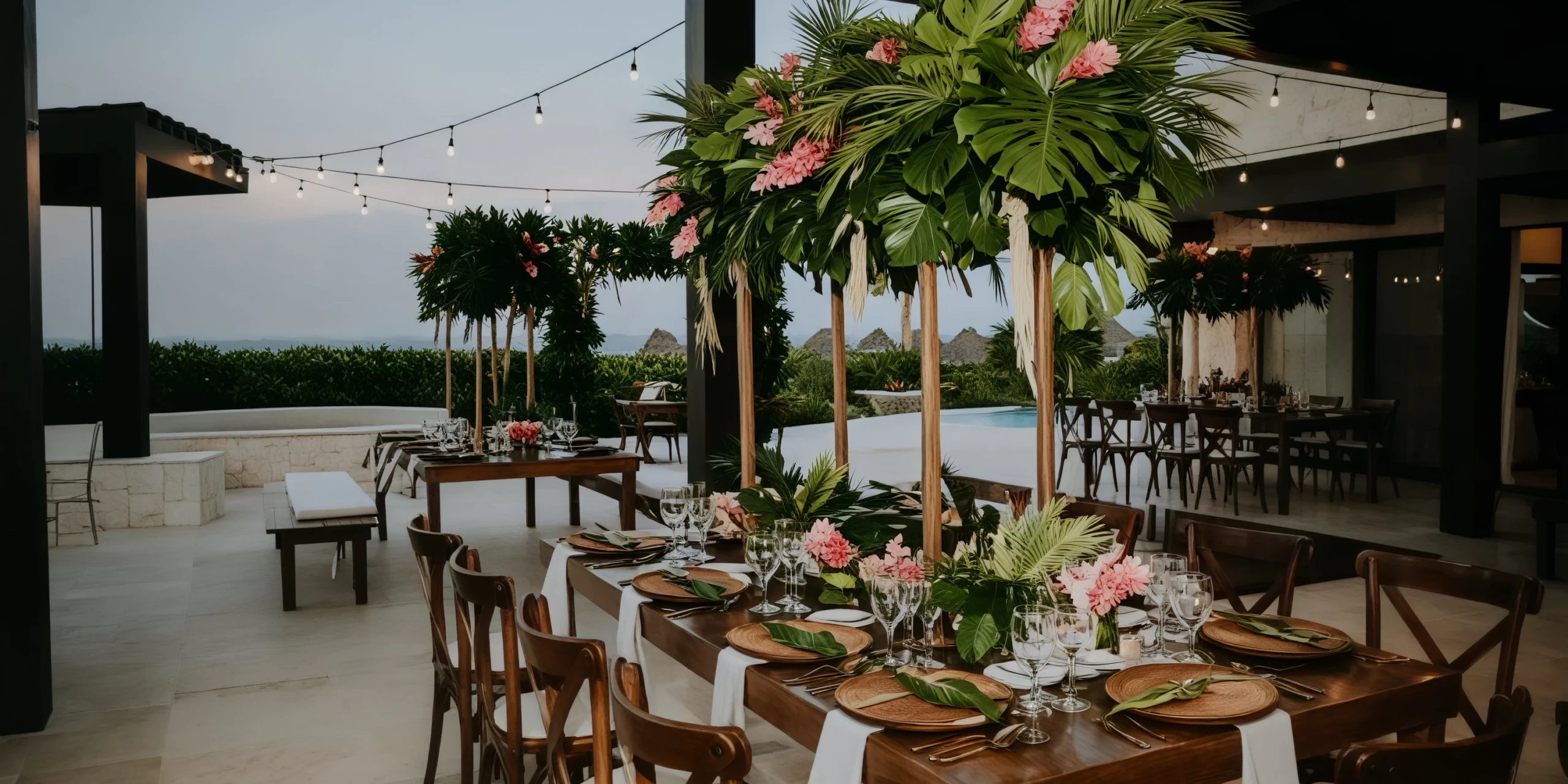Presidential Suite wedding venue at Dreams Playa Mujeres with private luxury setting