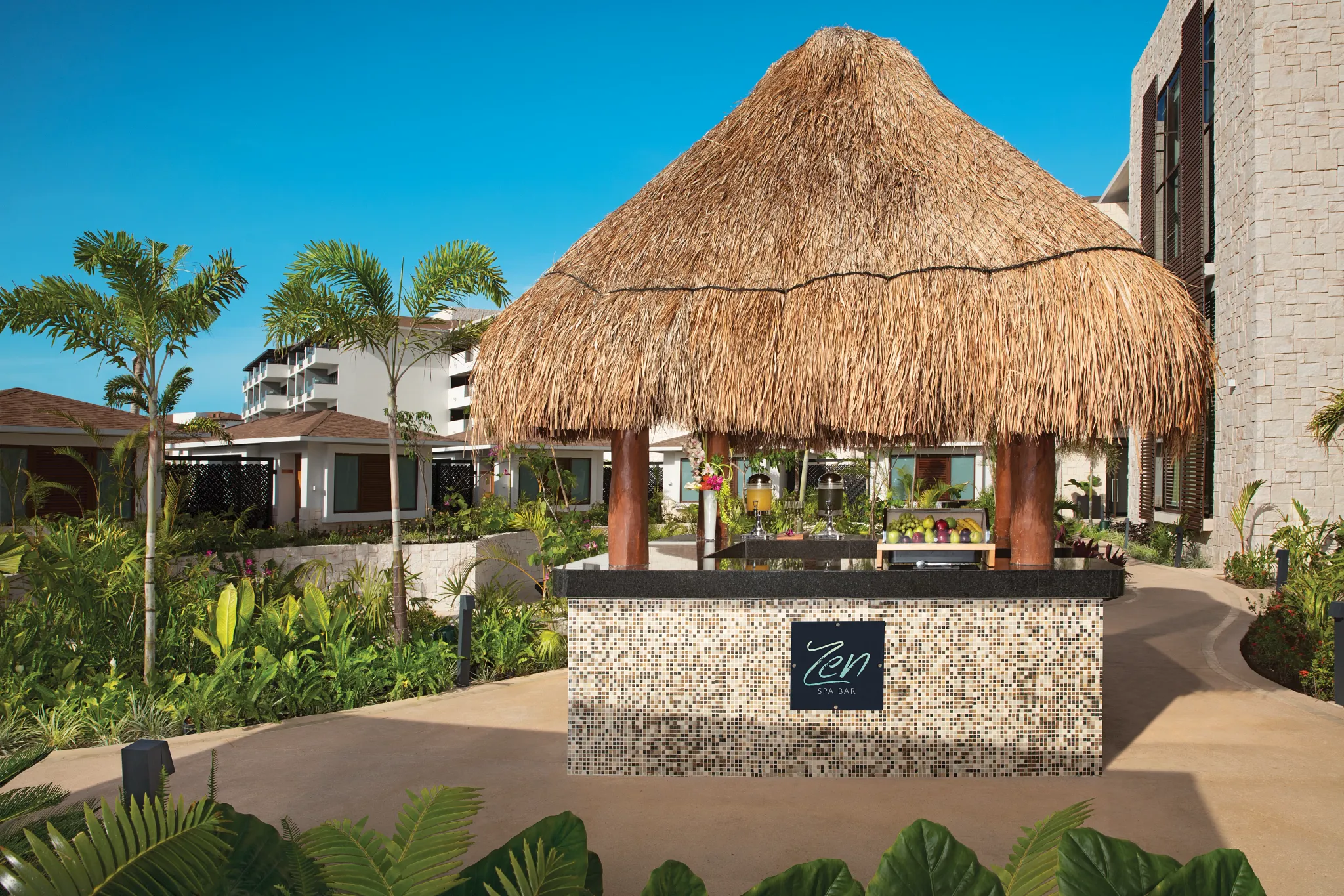Zen Asian restaurant at Dreams Playa Mujeres offering Pan-Asian cuisine and teppanyaki-style dining in Playa Mujeres