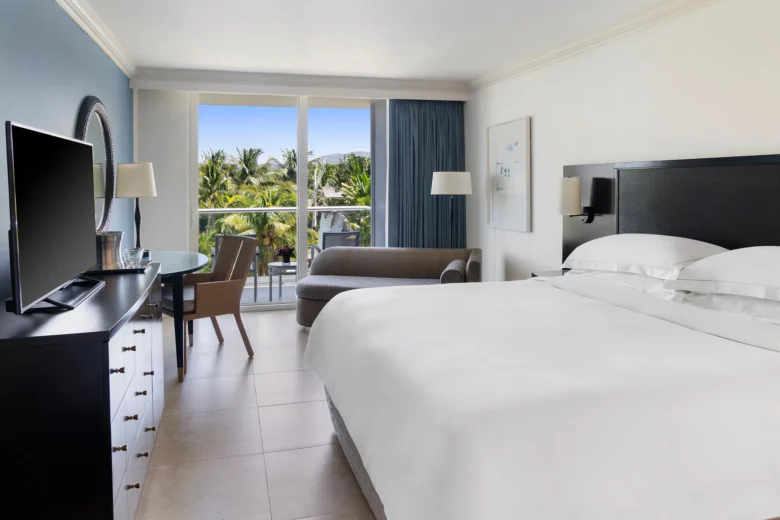 Resort View king room with private balcony at Dreams Rose Hall Resort & Spa in Montego Bay.