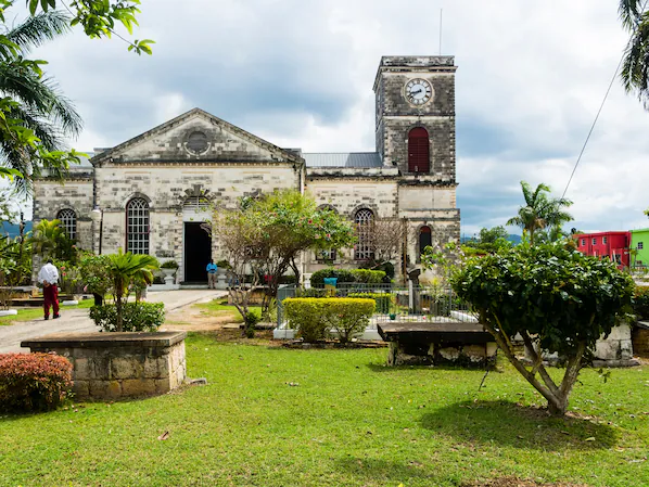 Saint James Parish Church near Dreams Rose Hall Resort & Spa in Montego Bay Jamaica