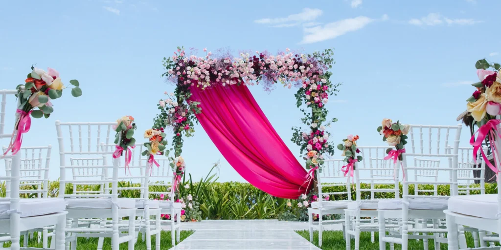 Jardin del Mar oceanfront wedding venue with Caribbean views at Dreams Sapphire Resort & Spa