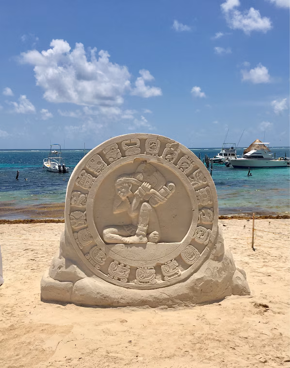 Ojo de Agua Beach near Dreams Sapphire Resort & Spa with crystal-clear waters and scenic Caribbean coastline