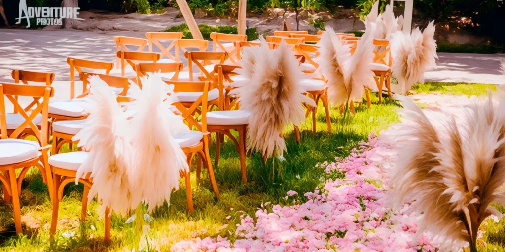 Yaxche Garden outdoor wedding ceremony setup at Dreams Sapphire Resort & Spa