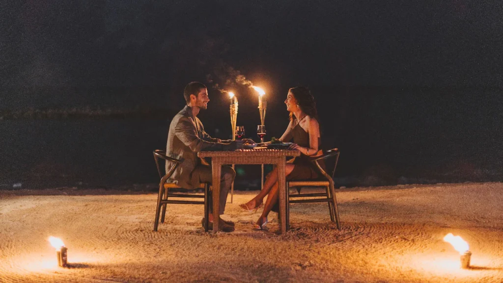 Premium Private Dining at Hyatt Zilara Rose Hall featuring an elegant oceanfront dining setup, personalized service, and gourmet cuisine.