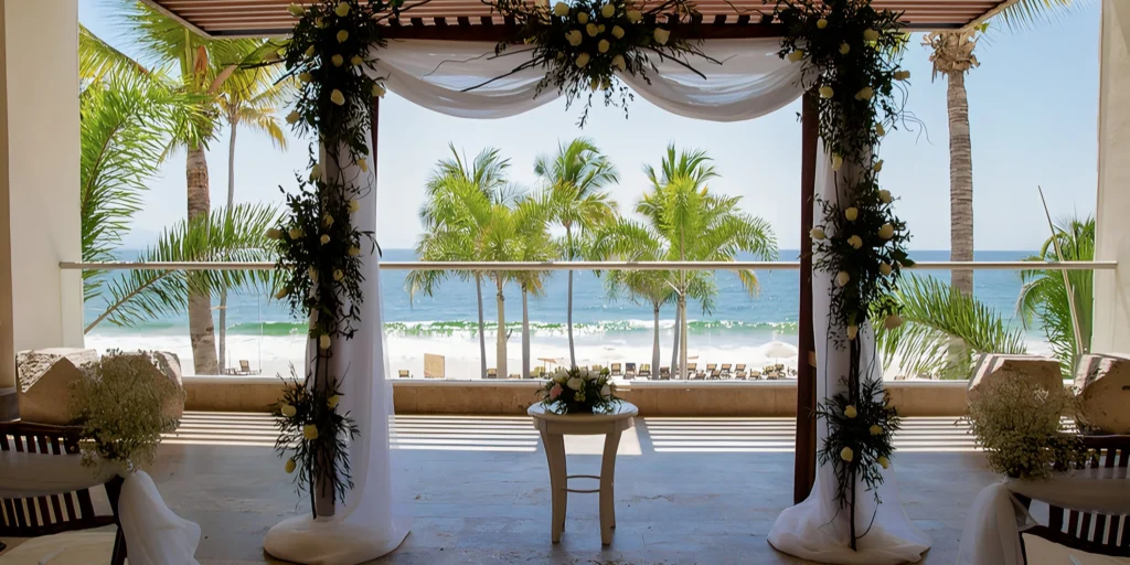 Elegant hotel lobby event space at Hyatt Ziva Puerto Vallarta